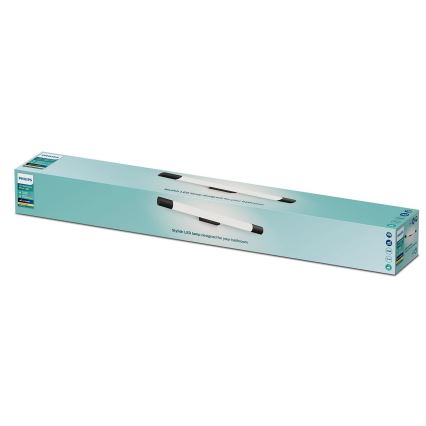 Philips - Rasveta za ogledalo u kupatilu ROVER LED/10W/230V IP44 crno