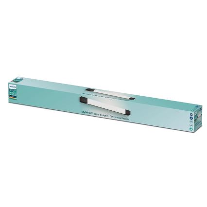 Philips - Rasveta za ogledalo u kupatilu ROVER LED/10W/230V IP44 crno