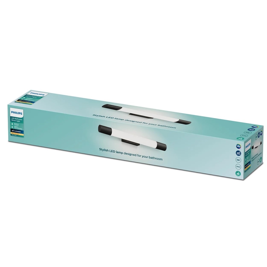 Philips - Rasveta za ogledalo u kupatilu ROVER LED/5W/230V IP44 crno