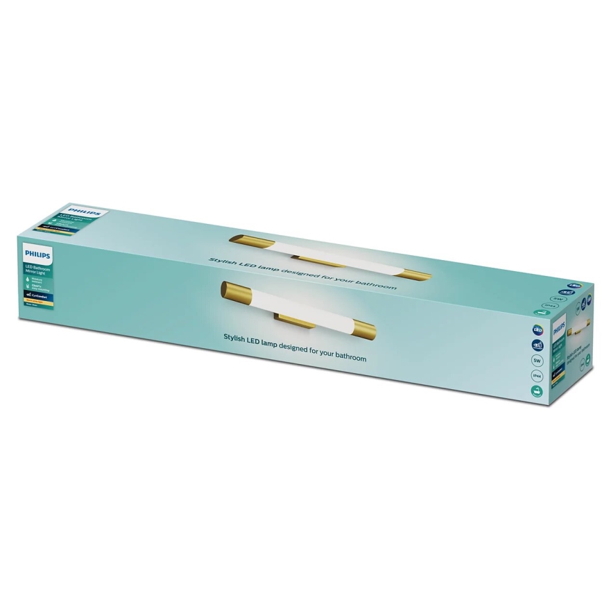 Philips - Rasveta za ogledalo u kupatilu ROVER LED/5W/230V IP44 mesing