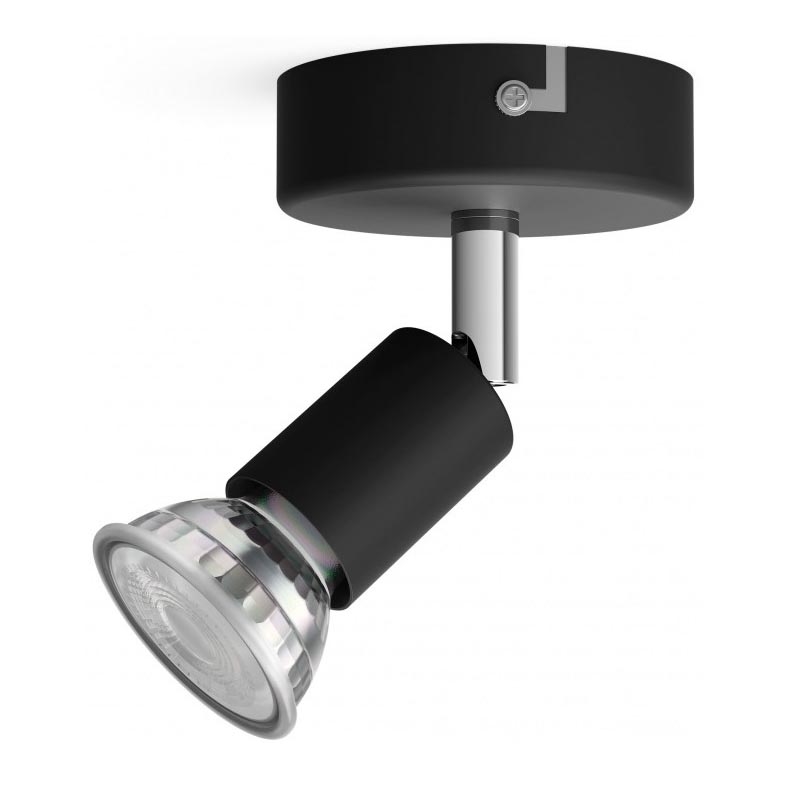 Philips - Reflektorska lampa 1xGU10/50W/230V crno