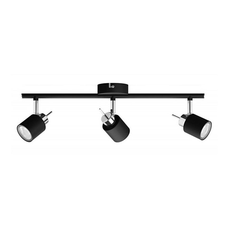 Philips - Reflektorska lampa 3xGU10/35W/230V crno