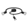Philips - Reflektorska lampa 3xGU10/50W/230V crno