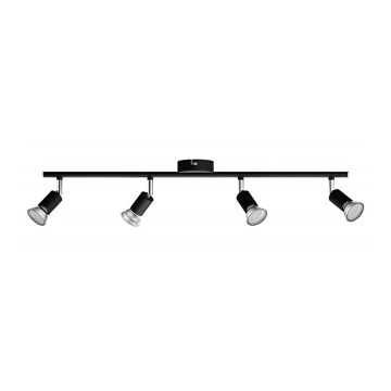 Philips - Reflektorska lampa 4xGU10/50W/230V crno