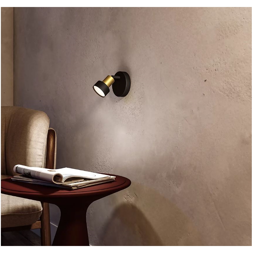 Philips - Reflektorska lampa CONDUIT 1xGU10/5W/230V crno/mesing