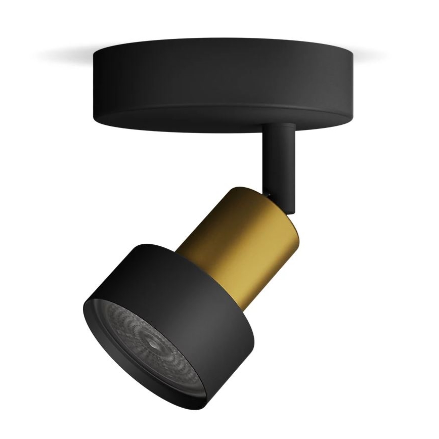 Philips - Reflektorska lampa CONDUIT 1xGU10/5W/230V crno/mesing