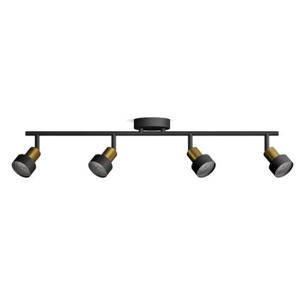 Philips - Reflektorska lampa CONDUIT 4xGU10/5W/230V crno/mesing