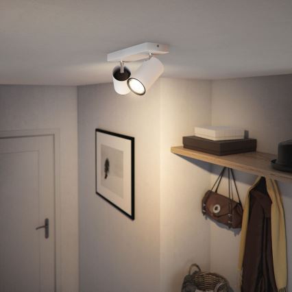 Philips - Reflektorska lampa KOSIPO 2xGU10/5,5W/230V bela