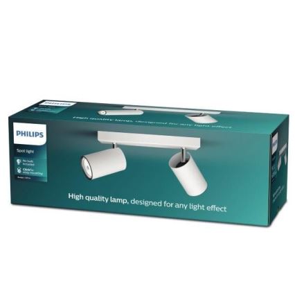 Philips - Reflektorska lampa KOSIPO 2xGU10/5,5W/230V bela