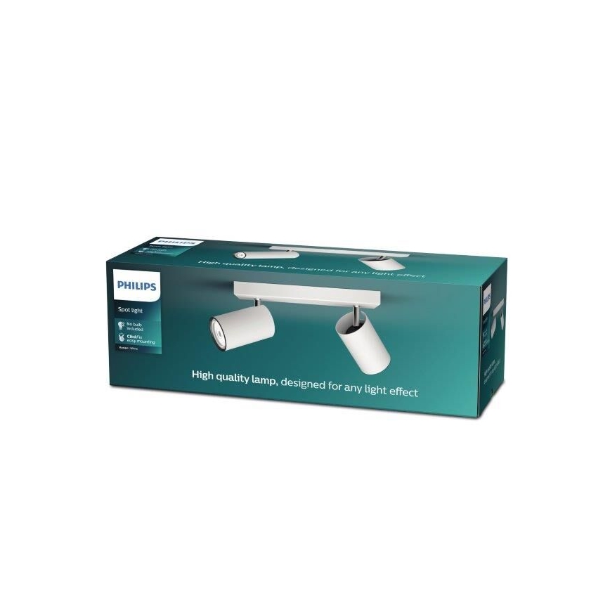Philips - Reflektorska lampa KOSIPO 2xGU10/5,5W/230V bela