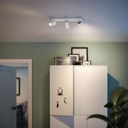 Philips - Reflektorska lampa KOSIPO 3xGU10/5,5W/230V bela
