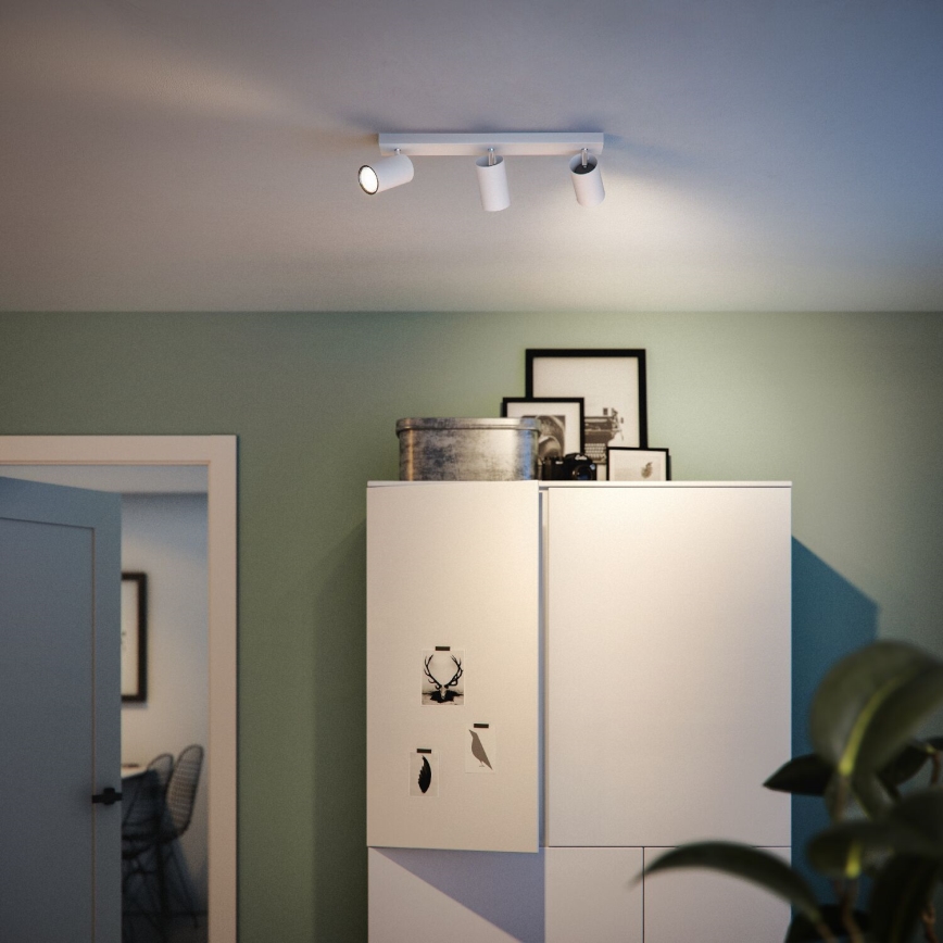 Philips - Reflektorska lampa KOSIPO 3xGU10/5,5W/230V bela