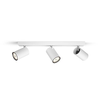 Philips - Reflektorska lampa KOSIPO 3xGU10/5,5W/230V bela
