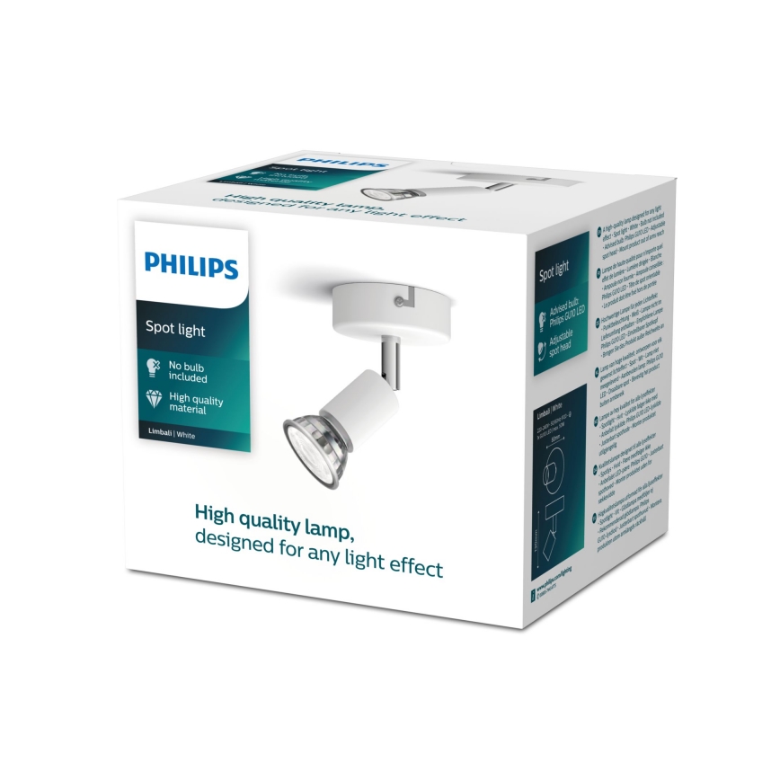 Philips - Reflektorska lampa 1xGU10/50W/230V bela