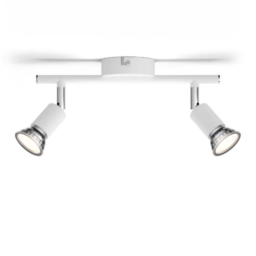Philips - Reflektorska lampa 2xGU10/50W/230V bela