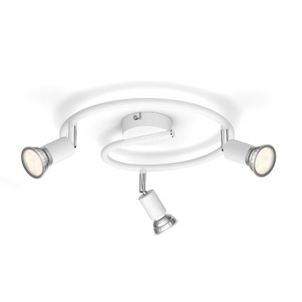 Philips - Reflektorska lampa 3xGU10/50W/230V bela