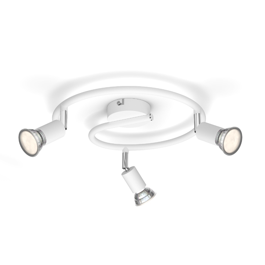 Philips - Reflektorska lampa 3xGU10/50W/230V bela