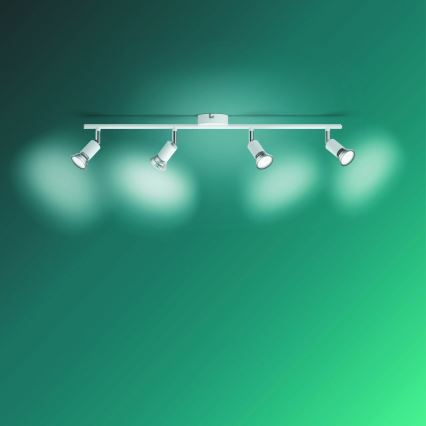Philips - Reflektorska lampa 4xGU10/50W/230V bela