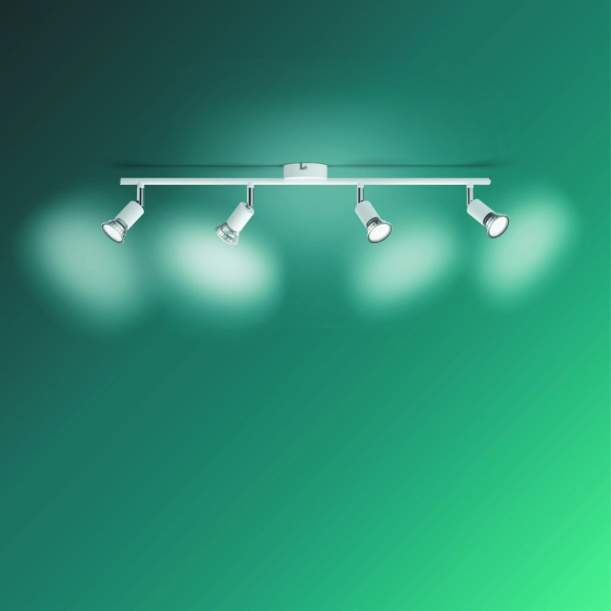 Philips - Reflektorska lampa 4xGU10/50W/230V bela
