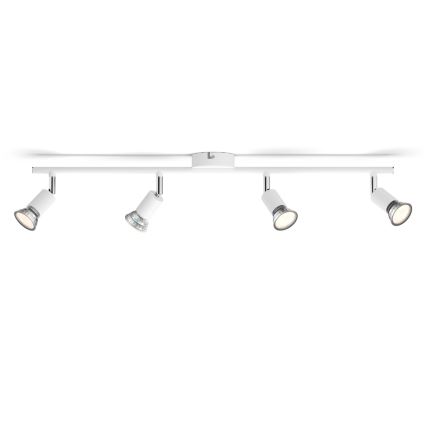 Philips - Reflektorska lampa 4xGU10/50W/230V bela
