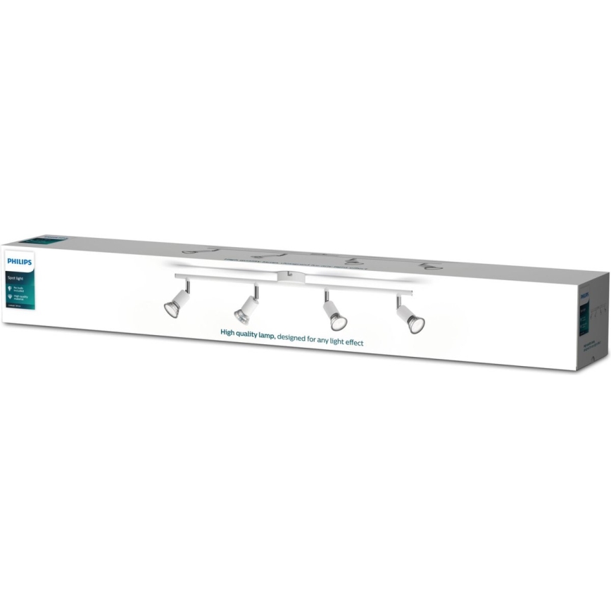 Philips - Reflektorska lampa 4xGU10/50W/230V bela