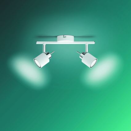 Philips - Reflektorska lampa 2xGU10/35W/230V bela