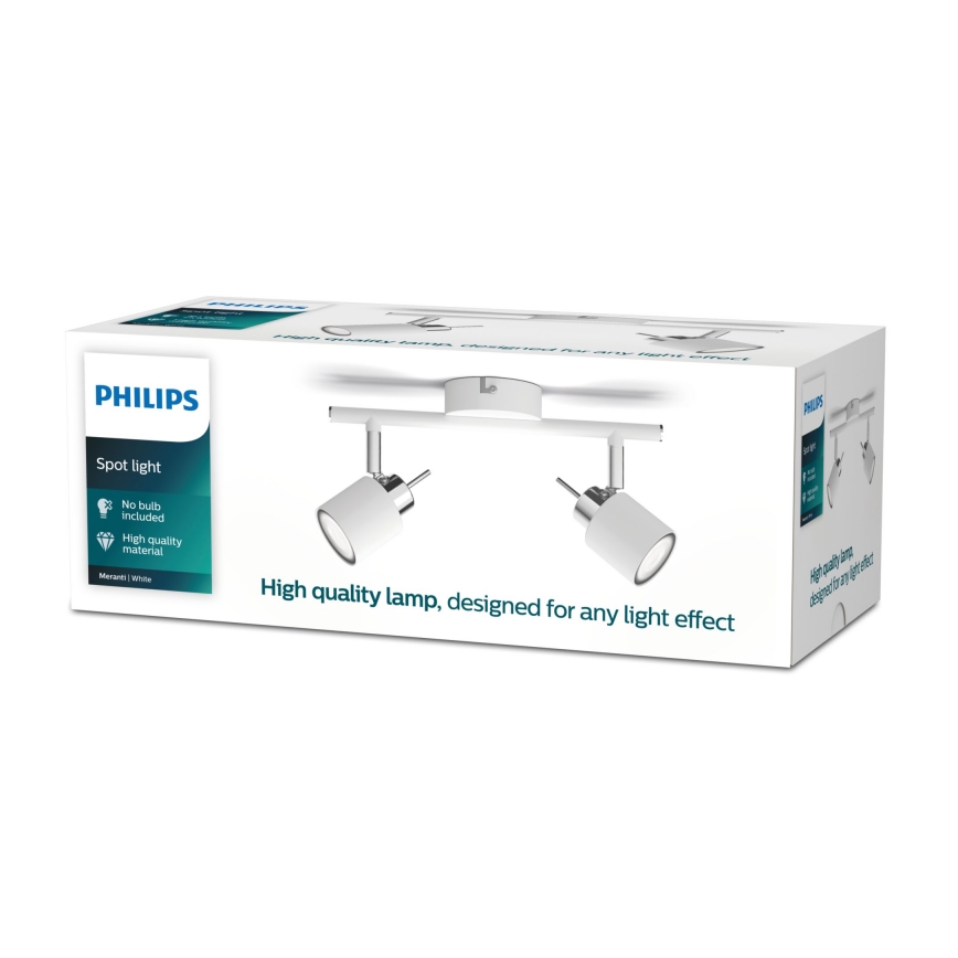 Philips - Reflektorska lampa 2xGU10/35W/230V bela