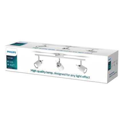 Philips - Reflektorska lampa 3xGU10/35W/230V bela