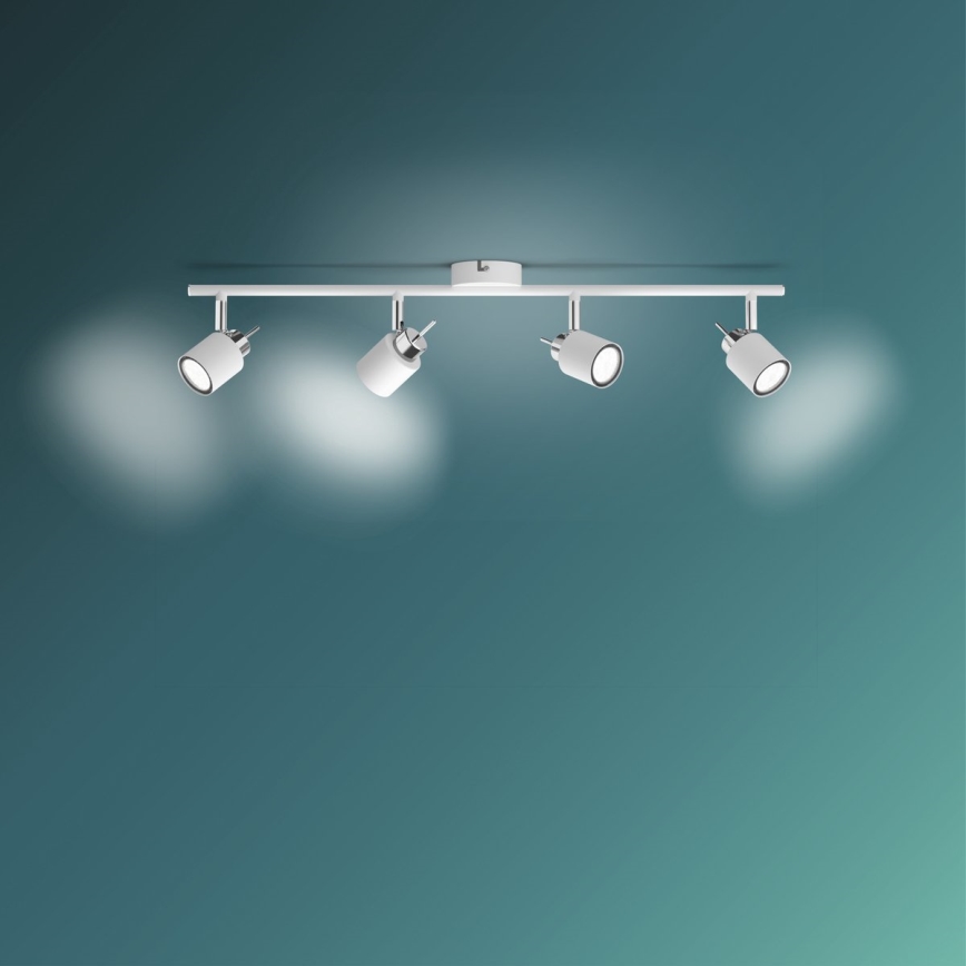 Philips - Reflektorska lampa 4xGU10/35W/230V bela