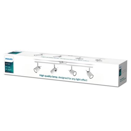 Philips - Reflektorska lampa 4xGU10/35W/230V bela