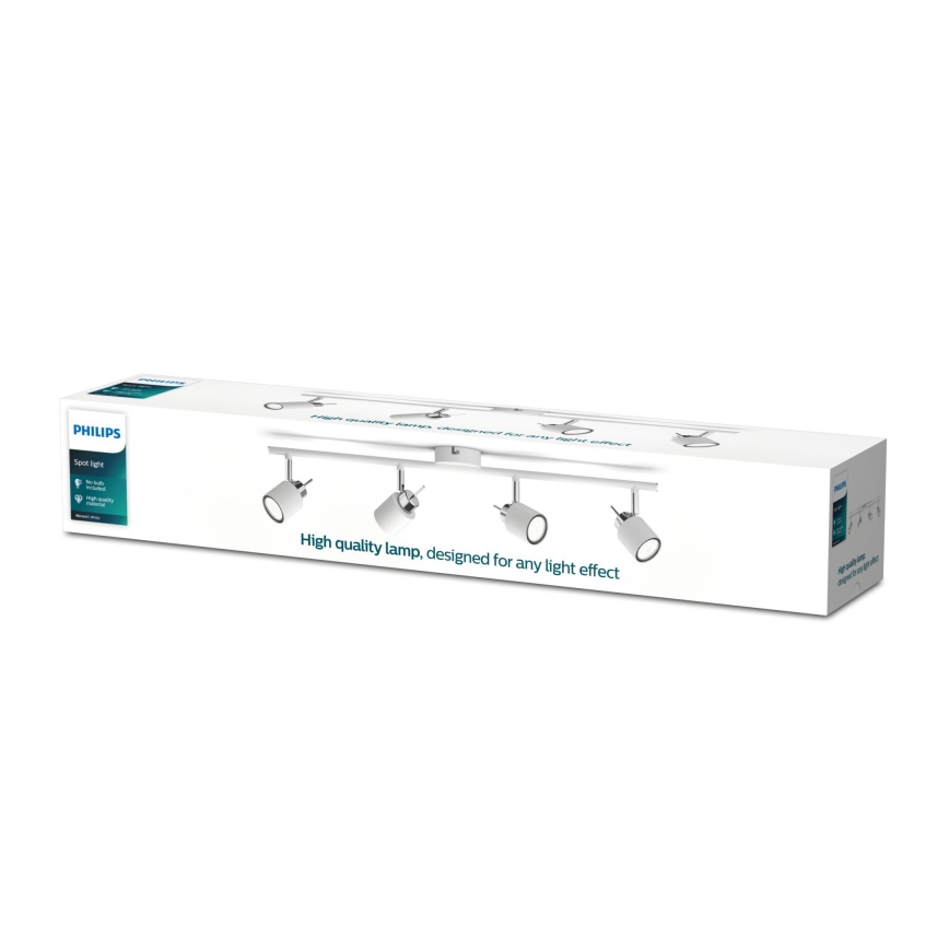 Philips - Reflektorska lampa 4xGU10/35W/230V bela