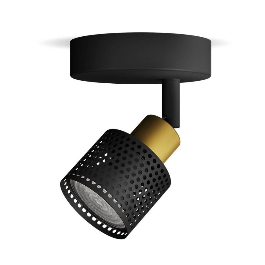 Philips - Reflektorska lampa NIALL 1xGU10/5W/230V crno/mesing