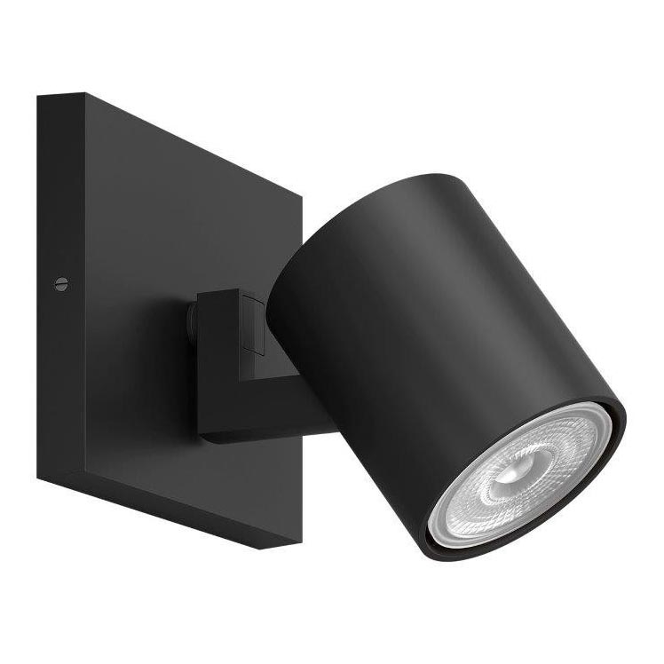 Philips - Reflektorska lampa RUNNER 1xGU10/20W/230V crno
