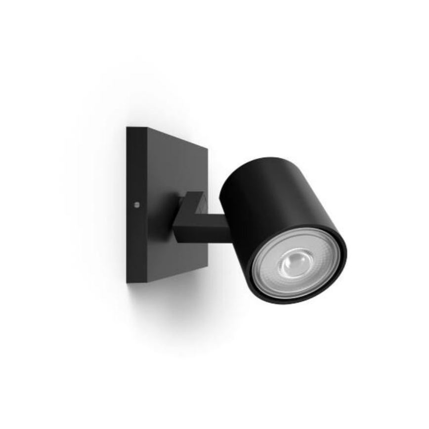 Philips - Reflektorska lampa RUNNER 1xGU10/20W/230V crno