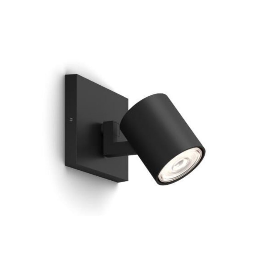 Philips - Reflektorska lampa RUNNER 1xGU10/20W/230V crno