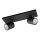 Philips - Reflektorska lampa RUNNER 2xGU10/20W/230V crno