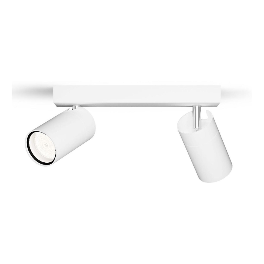 Philips - Reflektorska lampa za kupatilo IDRIS 2xGU10/5W/230V IP44 bela