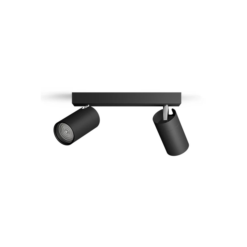 Philips - Reflektorska lampa za kupatilo IDRIS 2xGU10/5W/230V IP44 crno