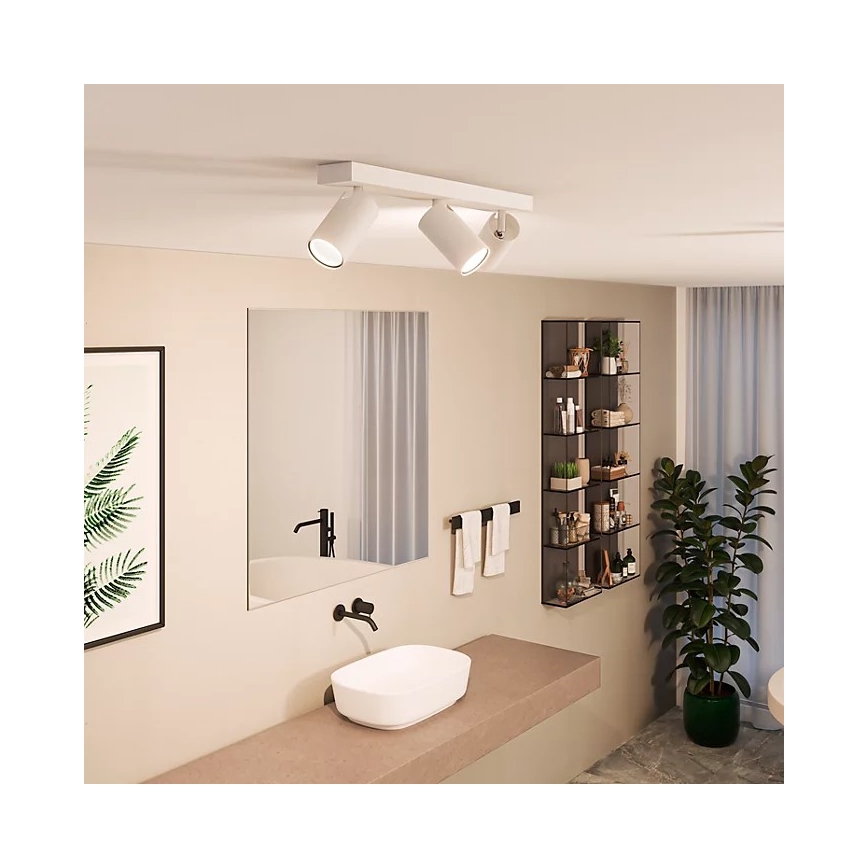 Philips - Reflektorska lampa za kupatilo IDRIS 3xGU10/5W/230V IP44 bela