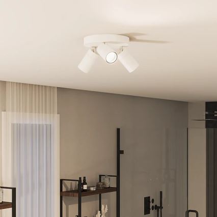 Philips - Reflektorska lampa za kupatilo IDRIS 3xGU10/5W/230V IP44 bela