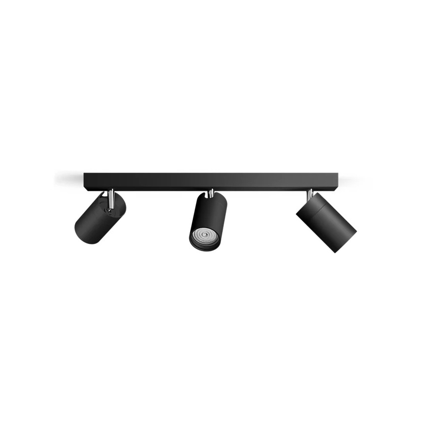 Philips - Reflektorska lampa za kupatilo IDRIS 3xGU10/5W/230V IP44 crno