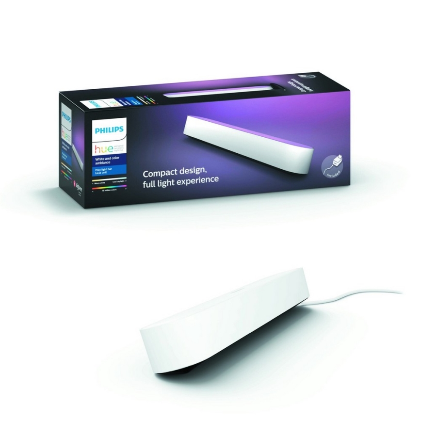 Philips - LED RGB prigušiva stona lampa Hue PLAY LED/6W/230V bela