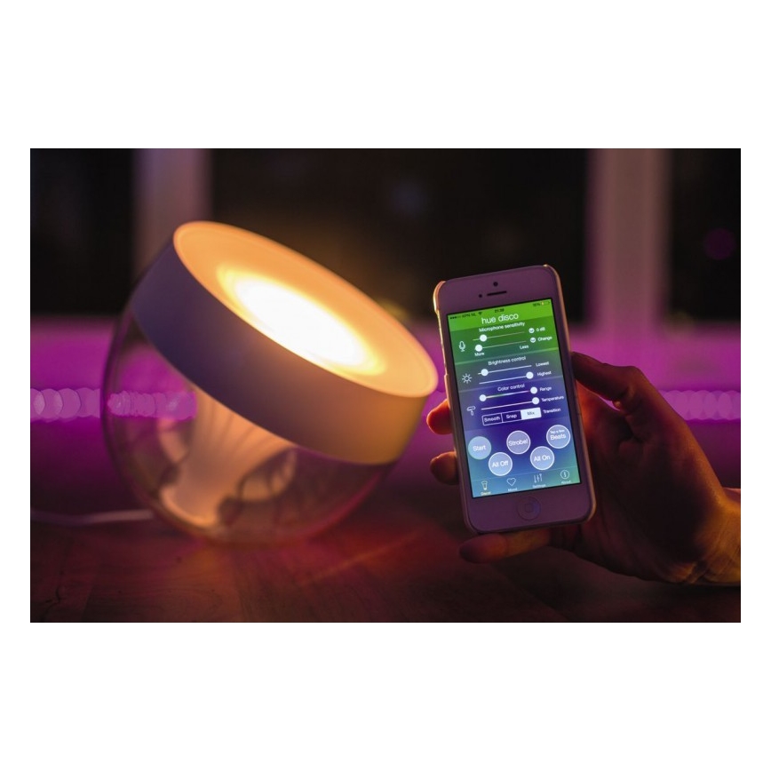 Philips - LED RGB prigušiva stona lampa Hue IRIS LED/8,2W/230V 2000-6500K bela