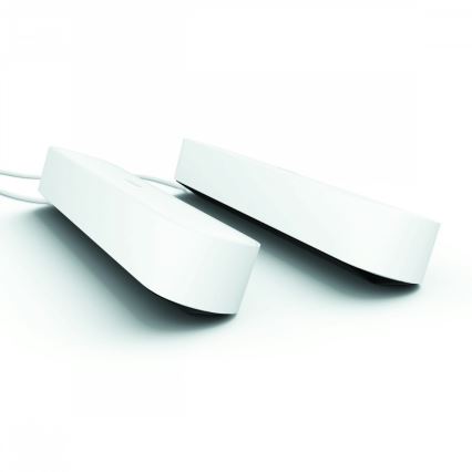 Philips - SET 2x LED RGB Stolna svjetiljka za prigušivanje HUE AMBIANCE LED/6W/230V bijela