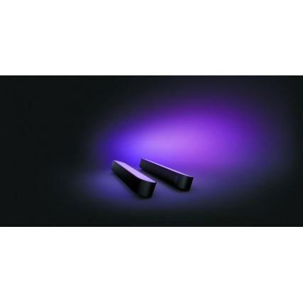 Philips - SET 2x LED RGB Stolna svjetiljka za prigušivanje HUE AMBIANCE LED/6W/230V