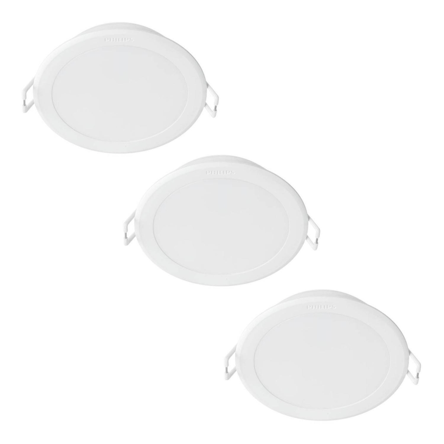 Philips - Set 3x LED Ugradbena lampa MESON LED/5,5W/230V 4000K
