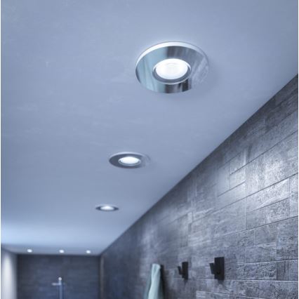 Philips - Komplet 3x LED prigušiva kupatilsko ugradno svetlo Hue ADORE BATHROOM 1xGU10/4,2W/230V 2200-6500K IP44