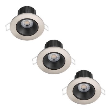 Philips - SET od 3 prigušiva LED ugradna svetla za kupatilo ABROSA LED/9W/230V IP44