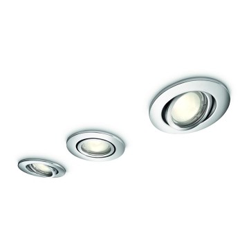Philips - Set od 3 ugradna svetla za kupatilo 3xGU10/35W/230V IP23