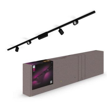 Philips - SET od 4 RGB LED prigušiva spot svetla za šinski sistem Hue PERIFO LED/20,8W/230V 2000-6500K